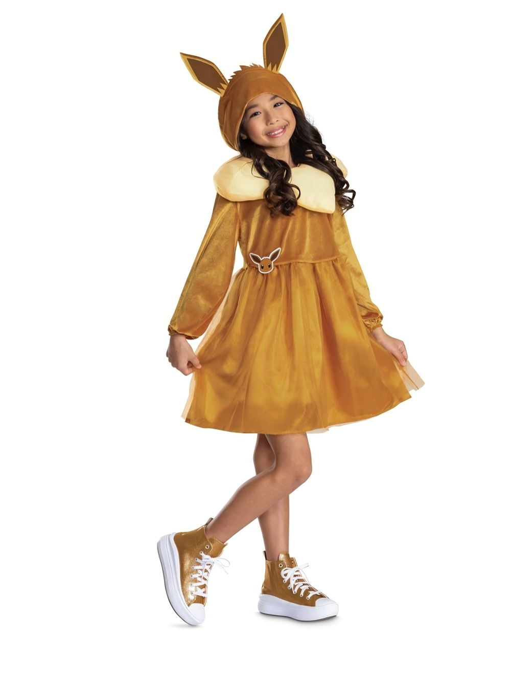 Pokemon Eevee Girls Halloween Costume Size Small 4-6 NEW